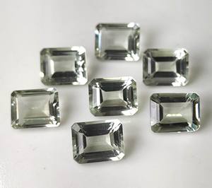 Offre Spéciale naturel vert améthyste pierre précieuse en vrac octogone coupe à facettes 4x6mm-10x12mm pour la fabrication de bijoux - Product Image 5