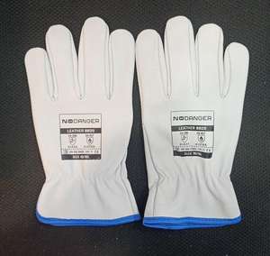 GUANTES CONDUCTOR DE CUERO DE GRANO DE CABRA PARA USO INDUSTRIAL GUANTES DE SEGURIDAD - Product Image 3