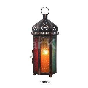 โคมไฟแขวนแก้วโลหะสไตล์โมร็อกโกโบราณโคมไฟทีไลท์สำหรับตกแต่งคริสต์มาสบ้านโคมไฟแขวนหรูหราสำหรับตกแต่งเทศกาลวันหยุด - Product Image 4