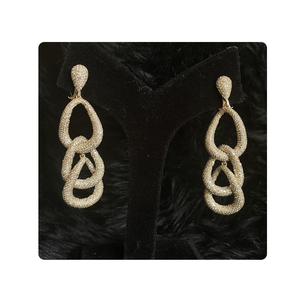 Exportador indio hecho en oro amarillo de 14kt con claridad de diamante VS- SI Compre pendientes de oro y diamantes en línea para mujeres y niñas Joyería de moda - Product Image 1