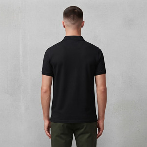 Men's Black Short Sleeve for <b>Shirt</b> with <b>Flame</b> Logo Silk Screen Printed Casual 100% Cotton Front Custom Design Plus Size - Product Image 6