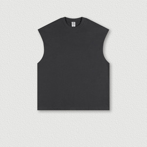 Camiseta Deportiva de Fitness para Gimnasio, Diseño Nuevo, Transpirable en 3D, Informal, de Punto, de Poliéster, Cómoda, sin Mangas, para Hombre - Product Image 4
