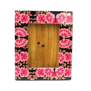 Cadre photo personnalisé en nacre incrustée, orientation horizontale, artisanat fait main pour mariages, anniversaires, cadeaux - Product Image 1