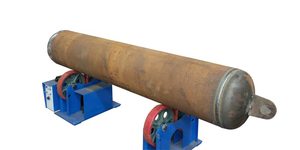 Supercnc 1 2 3 Ton Rotary Steel Tube Pipe Pressure Tank Weld Rolling <strong>Rotator</strong> 110V with <strong>Self</strong> <strong>Aligning</strong> Rubber Turning Roller - Product Image 5
