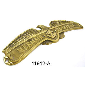 Letrero de puerta de latón "WELCOME ABOARD" Placas y letreros de pared náuticas más vendidos Letreros de puerta modernos Proveedor mayorista indio - Product Image 6