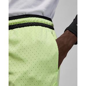 Pantalones cortos de malla 100% poliéster para hombre, Shorts con cintura elástica y tejido a rayas, secado y cómodo - Product Image 5