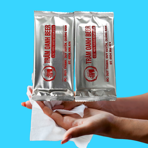 ผ้าเช็ดทำความสะอาดเปียกที่ขายดีที่สุดผ้าเช็ดทำความสะอาดแบบนุ่มพิเศษสำหรับการเดินทางจากผู้ผลิตเวียดนาม - Product Image 1