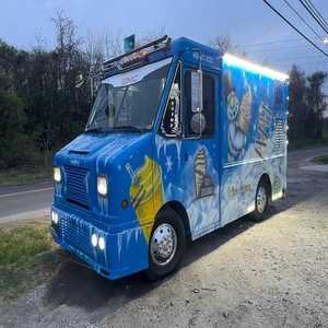 Remolque de Comida Rápida Móvil Listo para Exportar, Camiones de Comida Grandes de Acero Inoxidable y Aluminio para Exteriores, Eléctricos de 220v para Negocios de Helados - Product Image 1