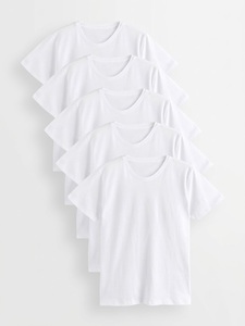 เสื้อยืดโอเวอร์ไซส์ คอโอ แขนสั้น ผ้าฝ้าย 100% น้ำหนัก 260 กรัม ย้อมเส้นด้าย ถักทอ ซักแล้ว ให้ลุควินเทจ พิมพ์ลายบาติกไล่เฉดสี แห้งเร็ว - Product Image 5