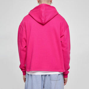 Pull à capuche surdimensionné pour hommes à la mode séchage rapide coton de haute qualité Logo personnalisable broderie Style d'hiver décontracté - Product Image 2