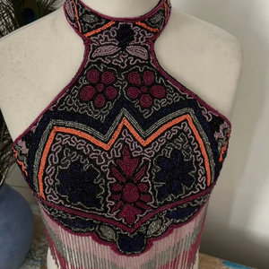 Haut en maille perlée pour robes de soirée, ajoutant une touche luxueuse à votre tenue formelle, accentuant votre look élégant, robe de soirée - Product Image 1