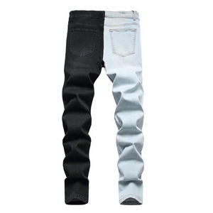 High Quality Custom Scratch Pants Slim Oem Trousers Man <b>Jeans</b> Denim Pants Men's Fashion High <b>Elastic</b> <b>Jeans</b> Pants - Product Image 6
