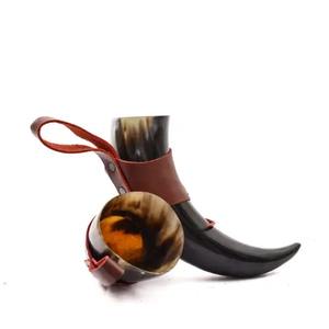 Mug en corne rustique fait à la main, vaisselle naturelle polie, tasse classique pour l'utilisation quotidienne des boissons, décoration de cuisine et cadeaux - Product Image 2