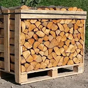 Günstiger Ofen trockenes Birken brennholz in 40l Beuteln