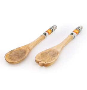 Juego de utensilios de madera, espátula, accesorios de cocina, venta al por mayor, cucharas de madera ecológicas personalizadas para cocinar, utensilios de teca - Product Image 2