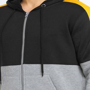 100% coton hommes fermeture éclair sweats à capuche respirant séchage rapide avec Logo personnalisé OEM Service impression numérique pour l'hiver - Product Image 3