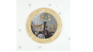 Vietrustic, nueva actualización, accesorios de pared, jacinto de agua, espejo de paja, decoración para habitación de bebé - Product Image 3