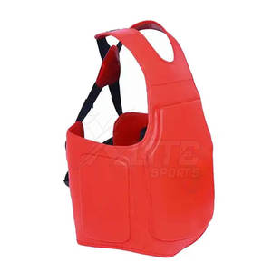 Protège-poitrine en cuir confortable pour les arts martiaux et la boxe – Protection corporelle respirante au design premium pour la salle de sport quotidienne - Product Image 2