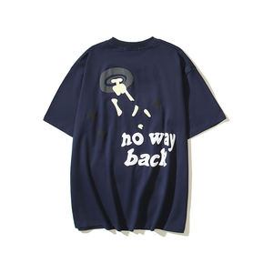 Nouvelle arrivée Tissu doux été bouffée impression T-shirts tenue unique nouveau style bouffée impression T-Shirt - Product Image 4