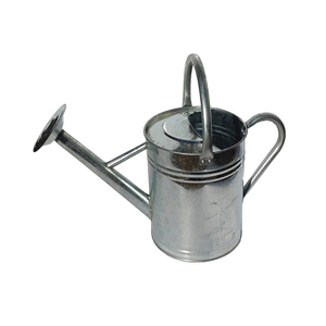 Bidon d'eau en fer fait main enduit de poudre bleue fini style moderne arrosoir en métal design tendance à la mode - Product Image 3