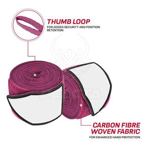 Envolturas de mano de boxeo cómodas de alto grado más vendidas, envolturas de mano elásticas ajustables para soporte de muñeca - Product Image 5