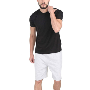 Cómodo 100% algodón suave hecho de tamaño personalizado para hombre, pantalones cortos de felpa francesa, precio barato, pantalones cortos de felpa francesa para hombre de Color sólido - Product Image 5