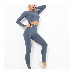 Conjunto de Yoga de nuevo estilo, conjunto de Yoga a precio barato para mujer, ropa de gimnasio de secado rápido, conjunto de Yoga para mujer hecho en Pakistán, ropa de Fitness para mujer - Product Image 2