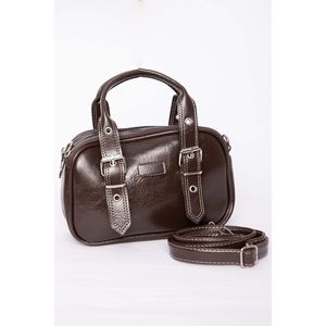 Bolso de Mano y Hombro con Detalle de Cinturón, Hecho de Material PU - Product Image 1