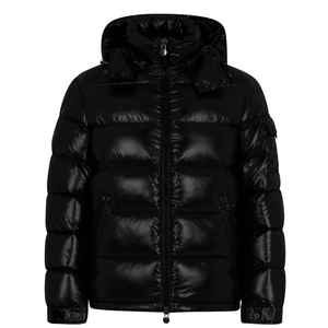 Chaqueta acolchada larga con capucha de invierno para hombre, impermeable, a prueba de viento, con aislamiento de poliéster, relleno frontal decorado, ropa de abrigo acolchada Plus - Product Image 3