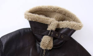 Chaqueta de Cuero Estilo Holgado para Mujer, Chaqueta Corta de Motociclista Retro con Bolsillos Grandes, Chaquetas de Cuero de Moda para Mujer, Servicio OEM - Product Image 6