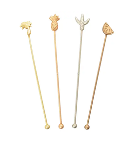 Cuillère de bar en laiton massif avec grande poignée de canard Utilisations pour bar à cocktails Accessoires de bar de meilleure qualité - Product Image 6