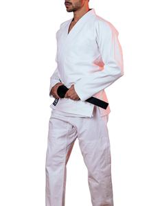 Top Trending Adulto BJJ Kimono Logotipo personalizado Blanco Jiu Jitsu Gi Bordado directo Perla Tejido Chaqueta Rip-Stop Pantalones Bjj Gis - Product Image 2