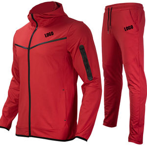 Chándales de algodón de lana Tech con logotipo personalizado de alta calidad para hombre, Sudadera con capucha y pantalón de 2 piezas para hombre, ropa de calle, ropa deportiva de moda para hombre - Product Image 6