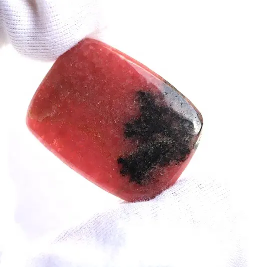 Pedra Vermelha e Preta Alta Qualidade Preço De Fábrica Natural Top Quality Polonês Cristal Natural Pedras Preciosas Rodonita