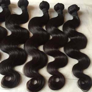 Cabello Remy virgen rizado Natural indio crudo listo para enviar Cabello estilo ondulado de doble trama de alta calidad a granel en stock - Product Image 2