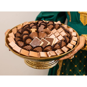 Creative Handmade Gold Round Bowl Metal Round Bowl Sweet Dessert Serving Bowl Hotel <b>Wedding</b> <b>Chocolate</b> Serving On-Sale - Product Image 3