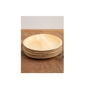 Newell Vente en gros Offre Spéciale pas cher Assiette de service de fruits alimentaires en bois massif Assiette ronde en bois d'acacia pour la nourriture - Product Image 1