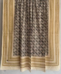 Respirant fabriqué à la main 100% coton écharpe Jaipur traditionnel main bloc imprimé écharpe légère à la main doux coton écharpe - Product Image 2