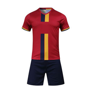 Ensembles de vêtements de football/motif de conception en gros Kits de football à manches courtes ensemble de maillots de football uniformes de sport chemises de gardien de but - Product Image 1