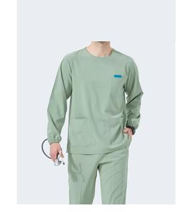 ชุดเครื่องแบบโรงพยาบาลผ้าฝ้ายสำหรับ100% ชุดสครับพิมพ์โลโก้แพทย์แบบกำหนดเอง2024 - Product Image 1