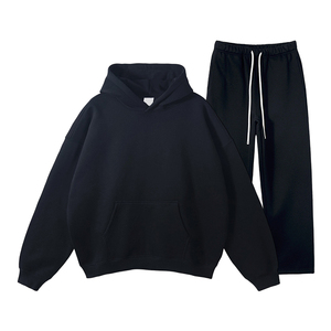 Sudadera de Forro Polar de Algodón para Hombre, Chándal Holgado, Grueso, para Invierno, Talla Grande, con Logotipo Personalizado - Product Image 5