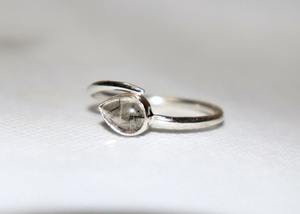 แหวนพลอยทับทิมสีดำ925เงินแท้ปรับได้ของขวัญเครื่องประดับทำด้วยมือสำหรับเธอ - Product Image 4