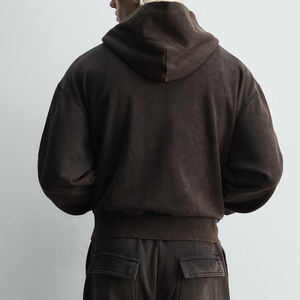 Men's <b>Hoodie</b> Factory Price High Quality Wholesale Rate Casual Wear With Zip Up Closure And Hood <b>For</b> Relaxed Fit Customized Logo - Product Image 6