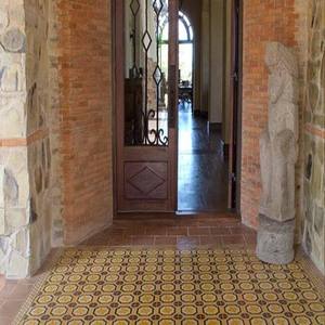 Chất lượng cao 400x400mm hoa Mẫu gạch xi măng cho nhà bếp phòng khách nội thất bên ngoài sàn tường - Product Image 2