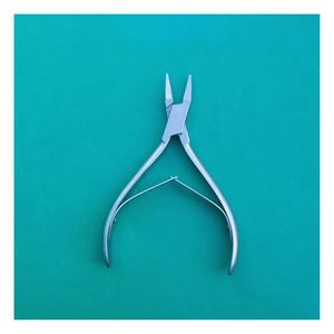 Pince à ongles à bord droit certifiée CE de 5 pouces, instrument de pédicure et de manucure en acier inoxydable d'excellente qualité pour la podiatrie et la beauté - Product Image 1