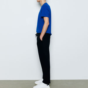 Vente en gros de vêtements d'été pour enfants de haute qualité T-shirt à manches courtes 100% coton Streetwear tricoté respirant avec logo personnalisé - Product Image 4