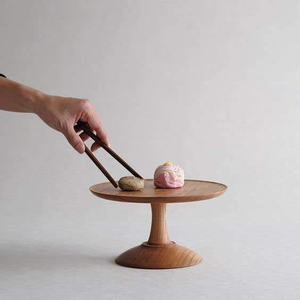 Support à gâteau en bois fait main, nouveau look, lavable au lave-vaisselle, élégant, décoration de table, outil de service pour la cuisine, Saniya - Product Image 2