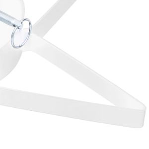 Soporte de árbol de metal revestido blanco Soporte de árbol de Navidad antideslizante ligero portátil fácil y accesorios - Product Image 4