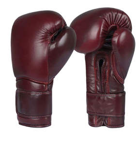 Gants de boxe en cuir personnalisés avec logo personnalisé Gants de boxe d'entraînement professionnel économes - Product Image 4