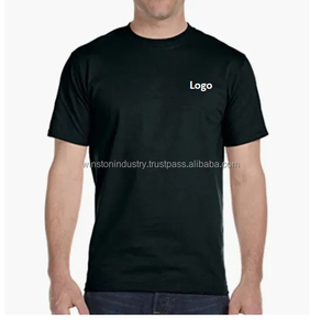 เสื้อยืดคอกลมระบายอากาศสำหรับผู้ชายผ้าคอตตอนสี100% แห้งเร็ว220ก. สั่งโลโก้แบรนด์ของคุณได้ตามต้องการ - Product Image 2